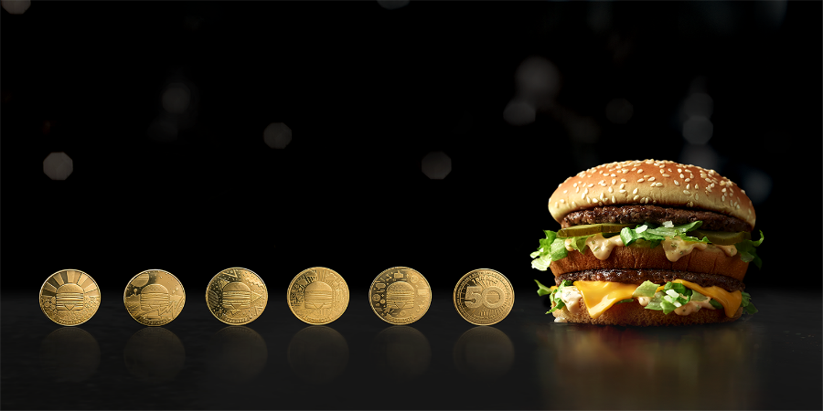 Τα McDonald's παρουσιάζουν το συλλεκτικό MacCoin,  για να γιορτάσουν τα 50χρονα του Big Mac.